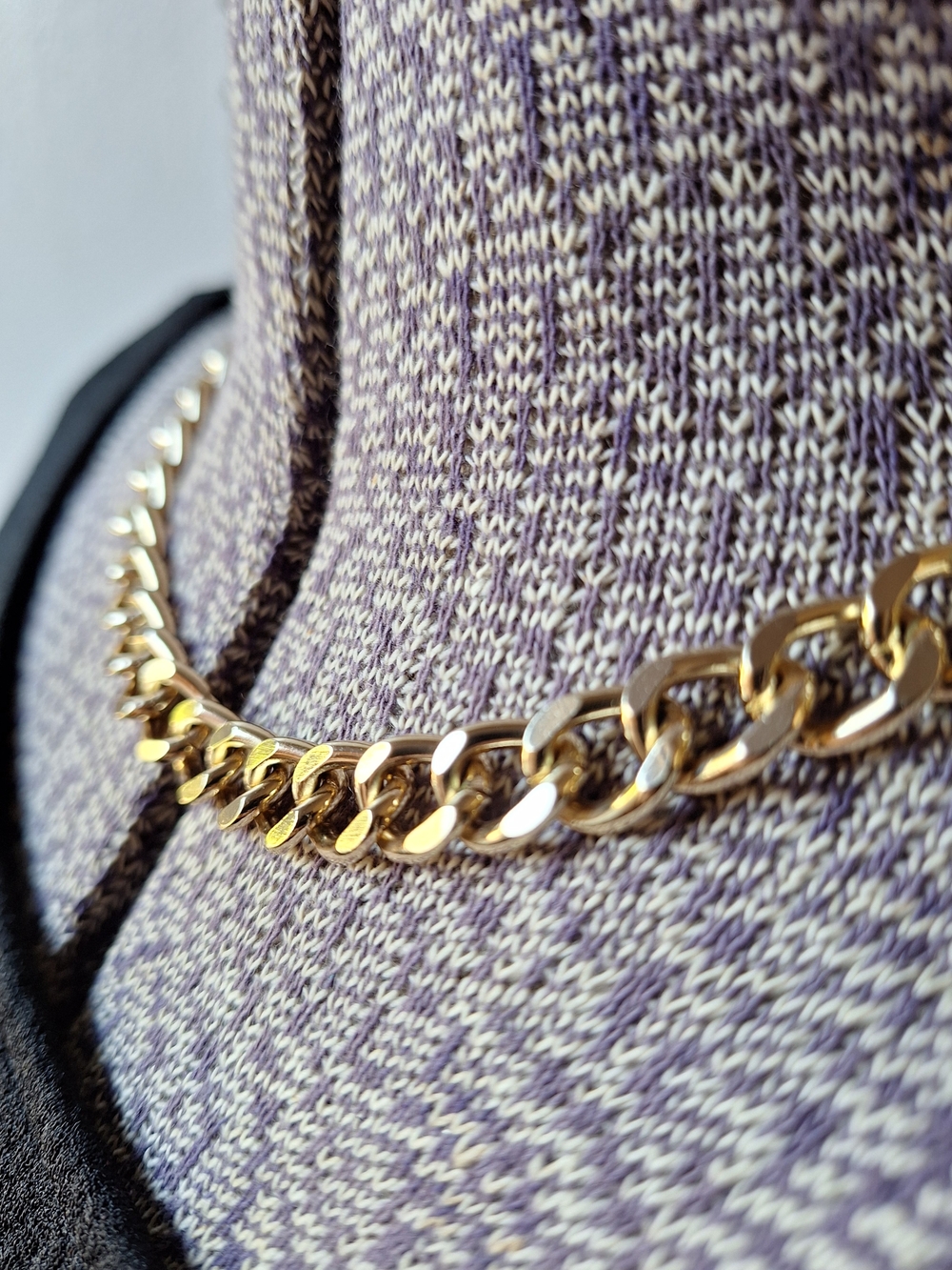 Gold Chain Link Choker Necklace - Women Accessories